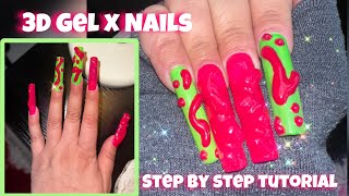 Mani Monday’s! 3D Gel X nails at home! Beginner friendly tutorial 🩷✨