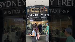 쇼핑은 시드니면세점에서🛍️ Shop at Sydney Duty Free #shorts #sydneyshopping