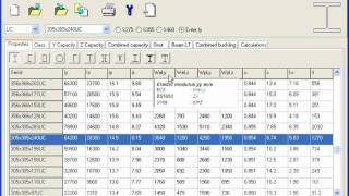 quikEC3 - electronic steel section tables and EC3 (EN1993-1) steel design