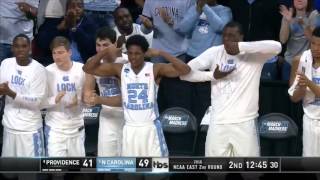 Providence vs. North Carolina: Brice Johnson and-one dunk