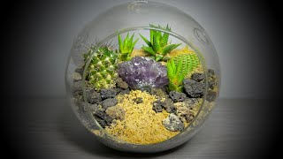 How to Make a Miniature Arid Terrarium (DIY Tutorial)