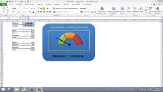 Excel - Créer un indicateur de type Jauge sous forme d'un Widget