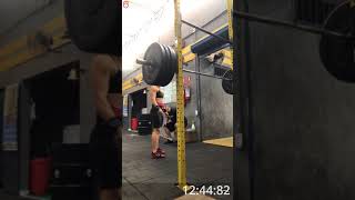 French Throwdown WOD 2 - 3RM Shoulder to Overhead