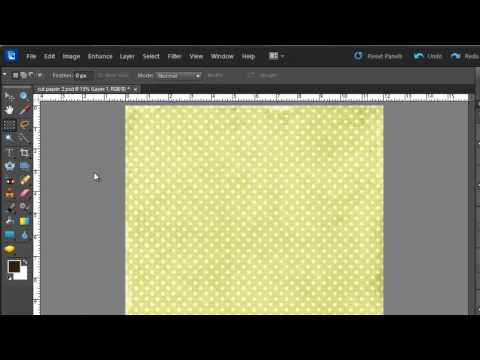 Use the Marquee Tool to cut out a shape in Photoshop Elements Use the Marquee Tool to cut out a shape in Photoshop Elements