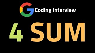 4Sum - LeetCode Python - Coding Interview Questions