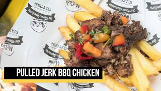 Topped Chip Recipes: Mama Jerk's Pulled Jerk BBQ Chicken