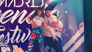 bailando bachata / Loca - Ephrem J, Dani J / Marco y Sara style Madrid Esencia festival 2019