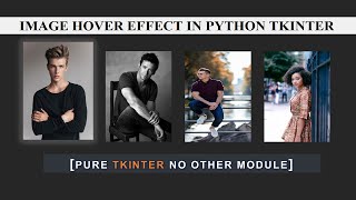 How to create Image Hover Effect in Python Tkinter #webcode
