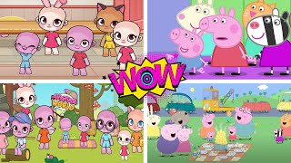 Peppa Pig in Avatar World ! Traffic Jam | Dr. Hamster's Tortoise