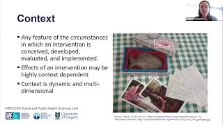 Overview of the new framework for developing and evaluating complex interventions