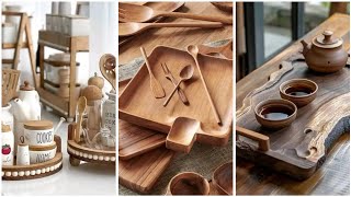 90+ Useful Kitchen Wooden Accessories and Decorations