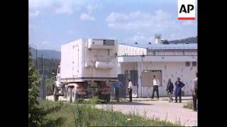 Bosnia - Exhumed Bodies Moved