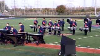 Romeoville High School Percussion 10-2013. First place winners