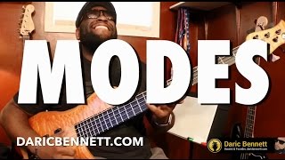 THE MODES Part 1 | Bass Guitar Tips ~ Daric Bennett's Bass Lessons