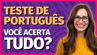 ❌✅ TESTE BÁSICO de PORTUGUÊS! Você consegue GABARITAR? | TESTE #1 |  Professora