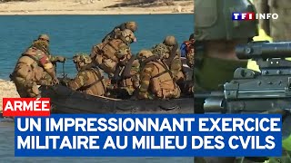 Immersion au coeur d'exercices militaires au milieu des civils