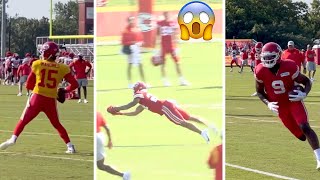 Skyy Moore MAKES ANOTHER INSANE CATCH | Kansas City Chiefs Training Camp Highlights