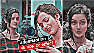 New Alight Motion HDR Blue Effect | New Effect Alight Motion | Brown Effect |HDR Cc XML AlightMotion