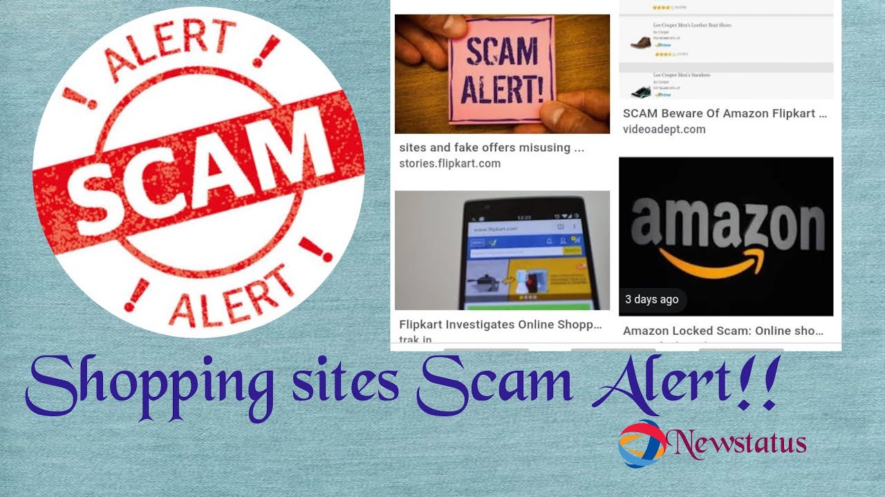 Amazon/flipkart Fake Shopping Sites Alert!! | Newstatus - YouTube