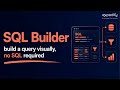 49. SQL Builder — build a query visually, no SQL required