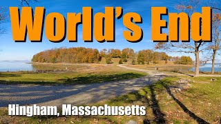 Crisp Fall Walk at Worlds End in Hingham WITH DEER!
