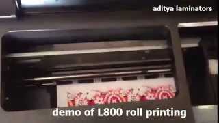 Epson L800 roll printing