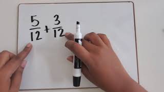 Add Fractions with the Same Denominators | Equation Teach Elementary Math