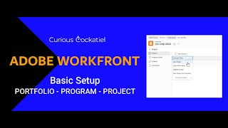 Adobe Workfront - Basic Portfolio, Program, and Project Setup