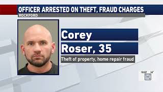 Rockford police officer arrested on theft, fraud charges