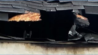Lightning sparks fire at a Fort Worth home