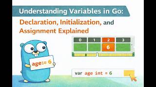 Golang Tutorial - 4 | Variables Explained Declaration vs Initialization vs Assignment