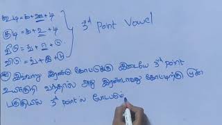 தமிழ் சுருக்கெழுத்து அத்தியாயம் - 3 இடைப்படும் உயிர்களும் எழுதும் இடமும் Tamil shorthand chapter-3