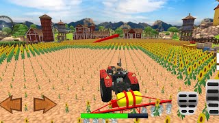 Real farming mods | best Android games | Grand farming simulator tractor gameplay 3  #wheatfarming