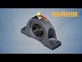 sealmaster bearings and browning shaft mount reducers for aggregate