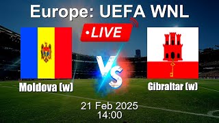 🔴 LIVE: Moldova (w) vs Gibraltar (w) - Live Score Today - UEFA WNL