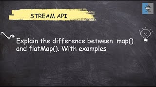 Difference between map and flatMap || Java Interview