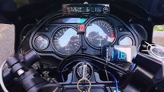 kawasaki ZZR400👍ライダーの休日【気温7℃セルは回るが電圧不足でエンジンかからず😢】デイトナ ハイパフォーマンスバッテリーに交換 😋