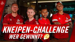 Kneipen-Challenge | Davie SELKE/Linton MAINA 🆚 Florian KAINZ/Marvin SCHWÄBE | 1. FC Köln