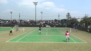 '15 東日本ソフトテニス選手権大会　一般男子　準々決勝　4