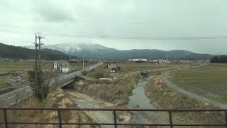 223系 JR湖西線経由 新快速 安曇川→近江高島 側面展望