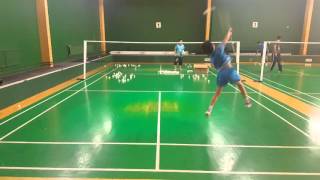 Galva s badminton training