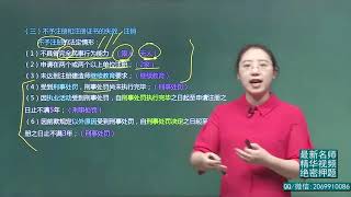 2020年一级建造师 《建设工程法规及相关知识》基础精讲班 HQ网校 王丽雪 第28讲 1Z302000施工许可法律制度4