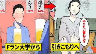 【日本の教育の被害者】偏差値35からFラン大学へ進学した陰キャの末路...【漫画】【マンガ動画】