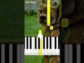 Ode to Dennis : A Minecraft Movie | Easy Piano Tutorial #shorts #viralvideo
