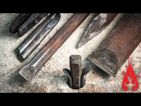 Blacksmithing - Forging tools for stone splitting