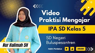 TUGAS MATKUL PEMB. IPA SD (MENGAJAR KELAS 5 MAPEL IPAS) - NUR HALIMAH/K7122230/5H