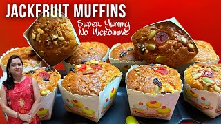 Jackfruit Muffin Recipe - Super Soft \u0026 Yummy Cupcake Recipe - No Oven - Easy Cupcake Recipe