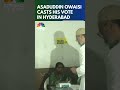 AIMIM Candidate From Hyderabad Asaduddin Owaisi Casts His Vote | Telangana Elections 2024 | N18S