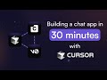 Building a chat app in 30 minutes with Cursor AI and @CometChat | Zero coding required!