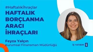 HAFTALIK BORÇLANMA ARACI İHRAÇLARI - 28.08.2023 - Feyza Yalçın